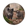Universal Replacement Wheel Cover Wild Boar Pig Family Waterproof Spare