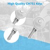 5 Pack CH751 Keys, Universal CH751 Replacement Keys for RV
