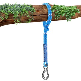 Penbinmall Swing attachment tree, swing attachment rope, 100 cm hammock suspension rope, adjustable hanging chair strap with carabiner, hanging rope, hammock attachment, swing attachment
