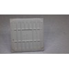 Carnation Pink Ceramic Tile 4.25 in Subway Square Mid Century