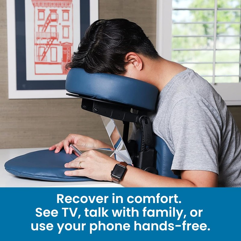 ibodycare 8-Inch 2-Way Face Down Recovery Mirror with Ice Pack