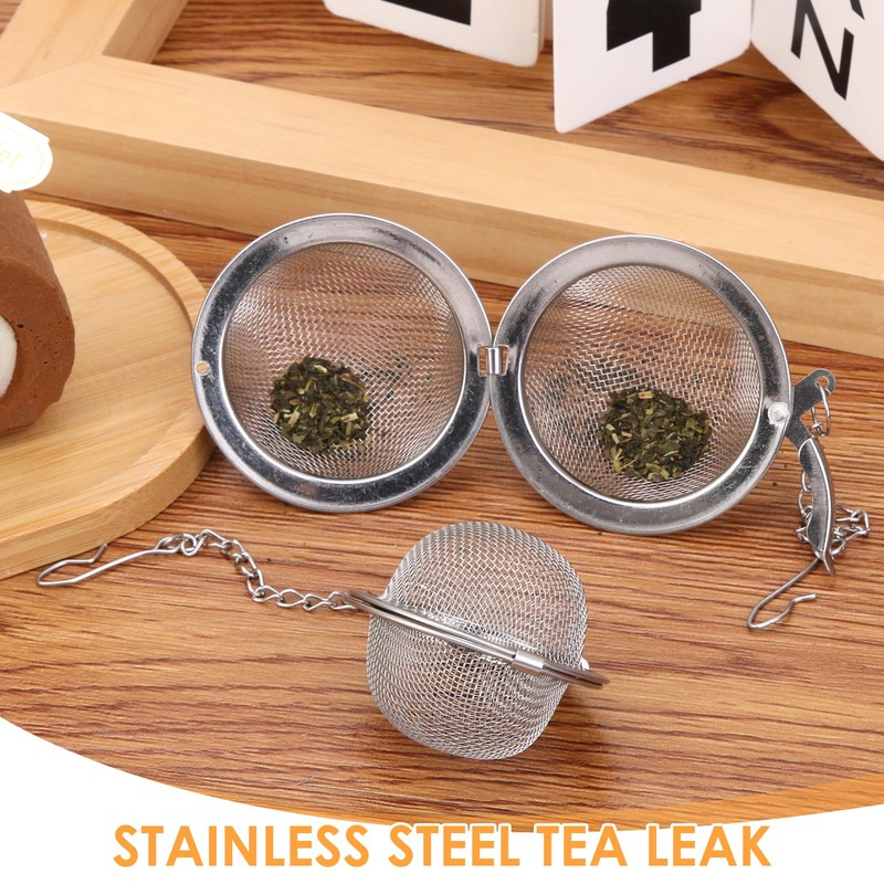 2 Pcs Stainless Steel Mesh Tea Balls, 4.5cm & 5.5cm