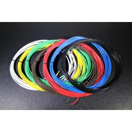 Audiopipe 16 GAUGE 7 WAY TRAILER WIRE KIT 25 FT EA LIGHT BRAKE POWER GROUND BATTERY AWG