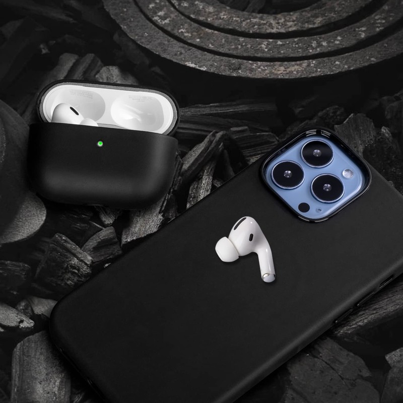 RIXENY Genuine Leather Vintage Case for AirPods Pro 2 (with