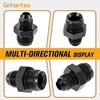 gohantee 6AN Male to 11/16 x 18 Inverted Flare Thread
