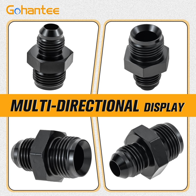 gohantee 6AN Male to 11/16 x 18 Inverted Flare Thread