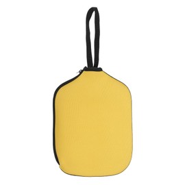 PATIKIL Universal 30x22cm Neoprene Pickleball Paddle Sleeve Paddle Storage Bag with Carrying Strap for Pickleball Paddle Yellow