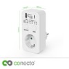 conecto Socket Timer, Switch Socket Countdown, 230 V Switch, USB