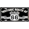 ROUTE 66 METAL LICENSE PLATE HISTORIC NO. 1 #1037