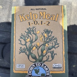 Down to Earth (#DTE07813) Organic Kelp Meal Fertilizer Mix 1-0.1-2, 5 lb