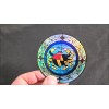 Gulf Coast Laser Graphics Maryland Crab Holographic Stained Glass Design