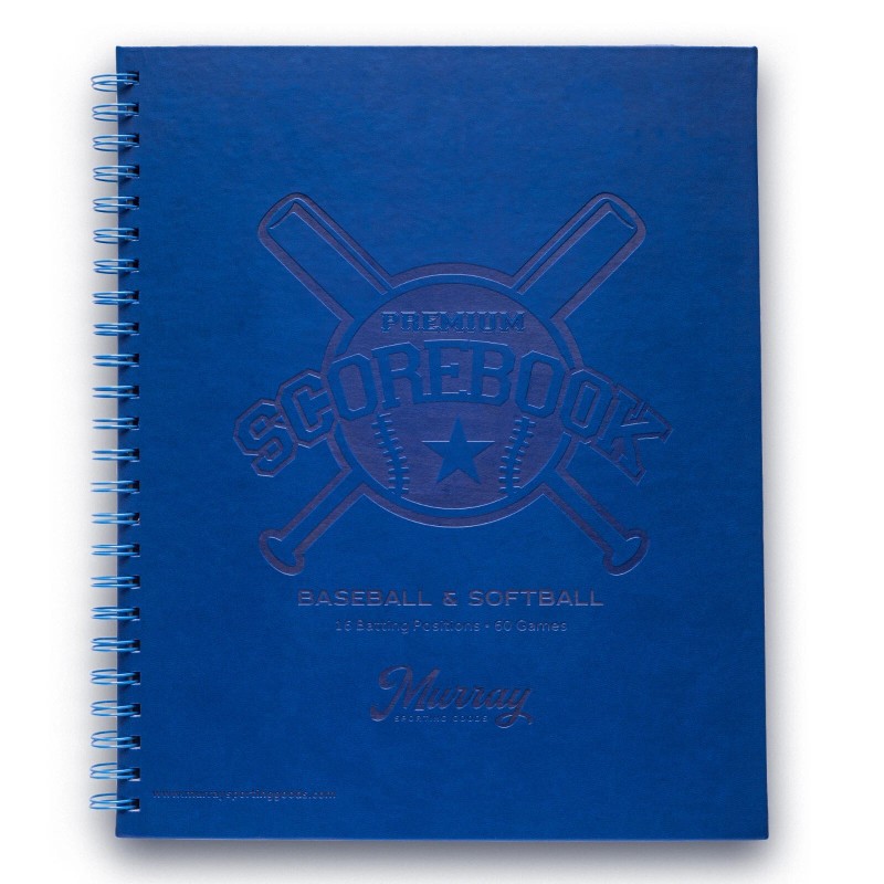 Murray Sporting Goods Premium Baseball Softball Scorebook - 60 Games