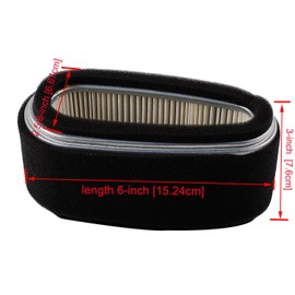 wadoy M74285 M97211 Air Filter Compatible with John Deere 170 175 LX172 LX176 / 11013-2110 Compatible with Kawasaki FC400V FC420V