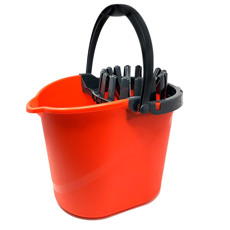 PLASTIFIC Strong and Durable Plastic Bucket with Carry Handle -