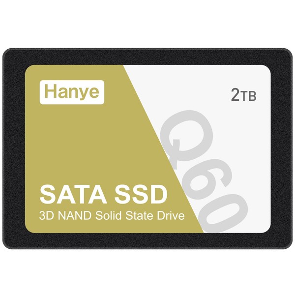 Hanye 2TB Internal SSD 2.5" 7mm 3D NAND SATAIII 6Gb/s 550MB/s Authorized Dealer
