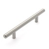 Dynasty Hardware P-1002-SN European 6-3/4" Bar Cabinet Pull Satin Nickel