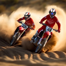 CROSSBODY Dirt Bike Goggles 2 Pack,ATV Motorcycle Goggles Anti-UV Adjustable Motocross Glasses Off-Road Cycling Riding Ski Windproof Racing Helmet Goggles for Men & Women