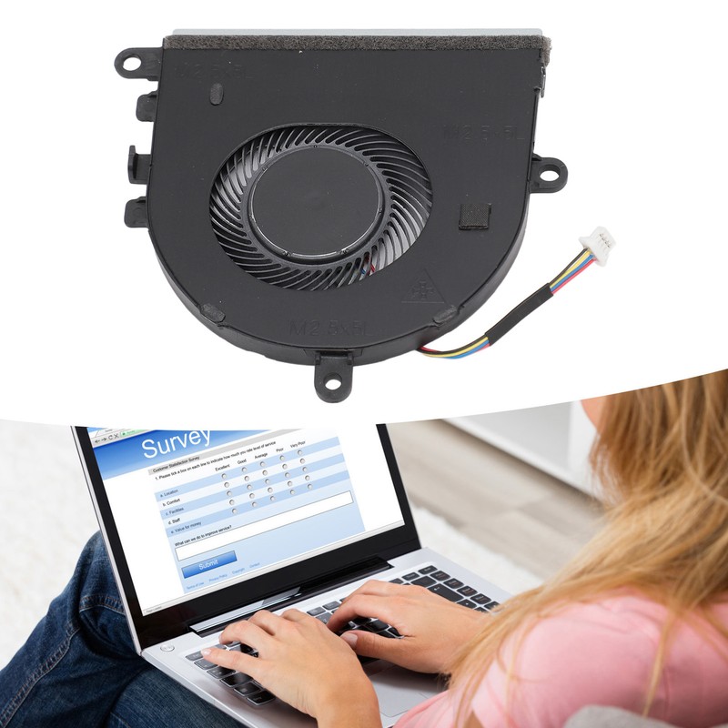 4 Pin CPU Cooling Fan Aluminum Alloy Efficient for Dell