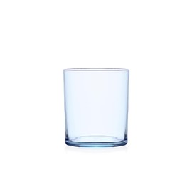 Ichendorf Milano Set of 2 Water Glasses, Ice Blue, Mediterraneo Collection 40cl Borosilicate Glass, Handmade