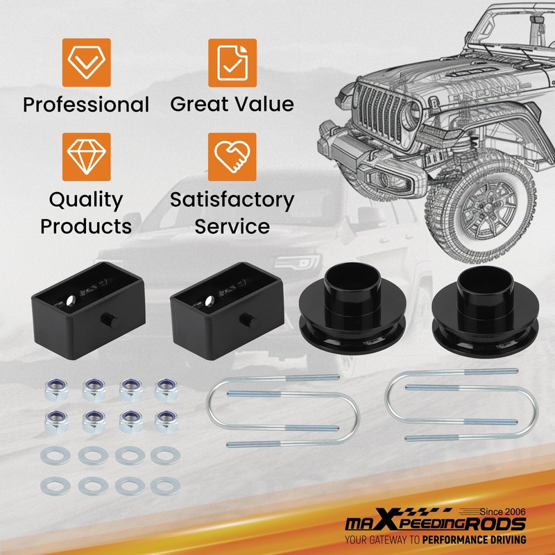 maXpeedingrods 3" Lift Kit for Dodge Ram 1500 2500 3500