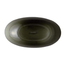 KINTO 26052 Flower Base, Gray, W4.3 x D2.4 x H3.7 inches (110 x 60 x 95 mm), SACCO Glass 01