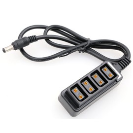Zblzgp 4 Port Dtap Female Splitter Hub to DC 2.5 Power Cable for Tilta ARRI RED Camera