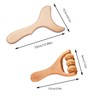 MYTOAU 2 Pcs Wooden Gua Sha Tools Lymphatic Drainage Tool,