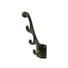 Dulton Wave Hook Iron Parts Wave Hook, Antique Black, Height