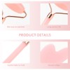 FIDWALL Pink Gua Sha & Jade Roller Set, Face Roller