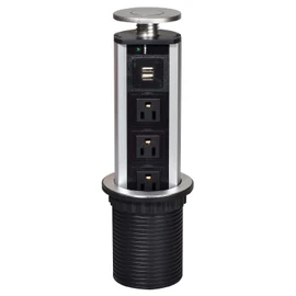 Multicontacto Torre Para Multicontacto Torre Para Outlet Desktop Worktop Kitchen Electric Socket 3-Outlet Power Socket + 2 For Regletas Mesa Usb Port Charger For Office Home