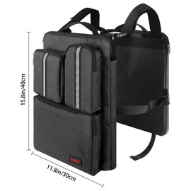 Kingshion Luggage Hanging Bag, Dustproof Scratch-resistant Business Travel Luggage Harness, Packing Cubes Luggage Organizer Bag - Dark Grey