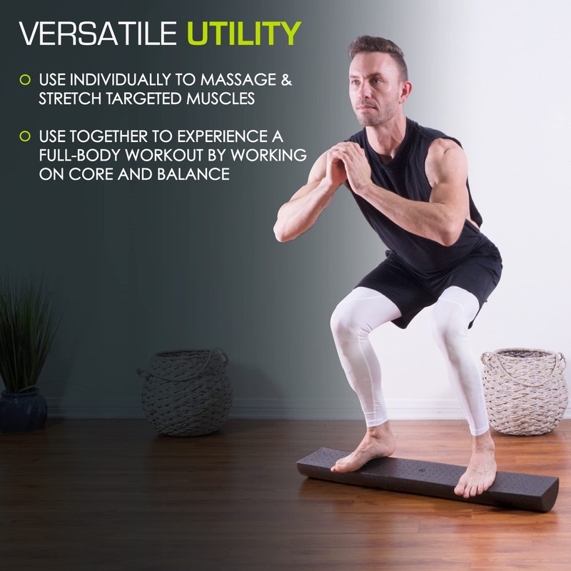 ProsourceFit High Density Foam Rollers 36 - inches Long. Firm