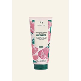 THE BODY SHOP British Rose Lotion to Milk 200ml FOR NORMAL TO DRY SKIN VEGAN 72HR SKIN-SOFTENING MOISTURE