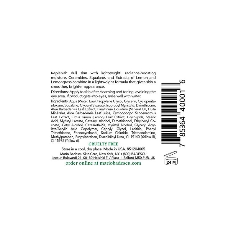 AHA and Ceramide Moisturizer by Mario Badescu for Unisex -