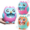 Bubble Machine for Kids Cartoon Owl 8 Holes Automatic Bubble