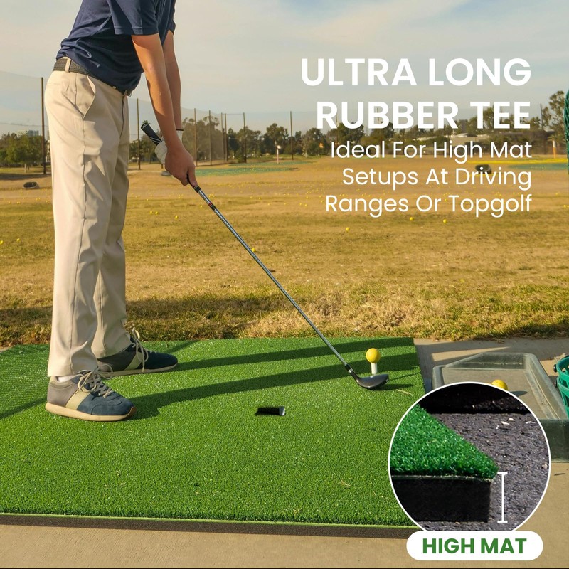 Golf Rubber Tees Ultra Long Size 3 3/4" Value 2