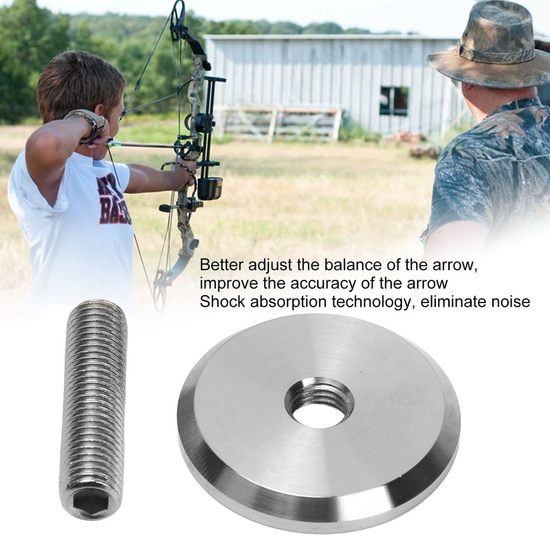 Archery Stabilizer Weights Stainless Steel Archery Bow Stabilizer Balance Weight