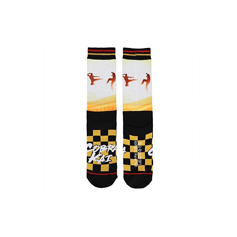 Cobra Kai Sublimated Panel Mens Socks
