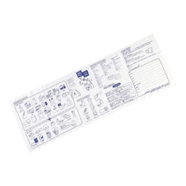 Epios Disaster Prevention Tenugui Towel (There is also a description of useful tips for disaster preparedness, personal information/name, address, blood type, contact information, etc.), Long 39.4 x