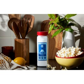 Bakers Club 13oz White Distilled Vinegar Powder - Tangy & Sweet Seasoning Blend for Fries, Wings, Popcorn, Meats - Non-GMO, Gluten-Free, Nut-Free - Superior Taste and Salt Free