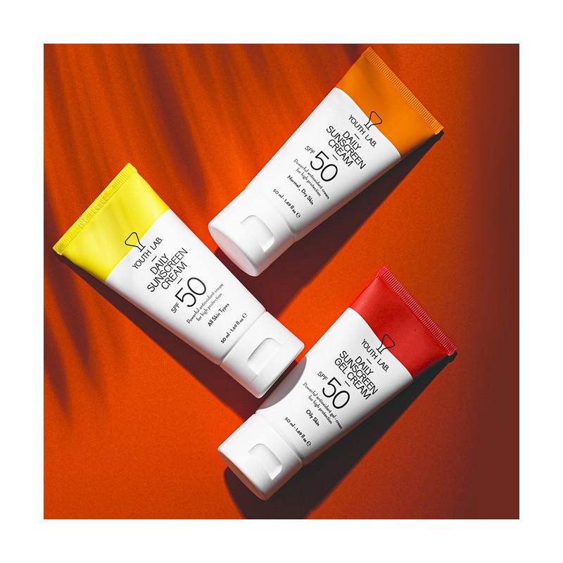 YOUTH LAB. Daily Sunscreen Cream SPF 50 NormalDry Skin 50ml