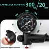 BUCKLOS 300PSI Bicycle Rear Shock/Air Fork Pump Pressure Gauge Aluminum