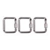 ifundom 3pcs Stainless Steel Square Quick Link Heavy Duty Locking