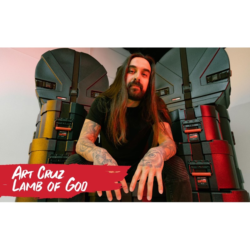 Gator Cases Gator Grooves Roto-Molded Snare Drum Case with Padding;