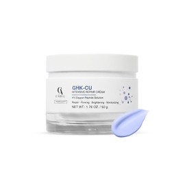 GHK-Cu Intensive Repair Cream, Copper Peptide Face Moisturizer with Niacinamide, Carnosine & Squalane, Barrier Support for Sensitive, Dull & Aging Skin, 1.76 oz
