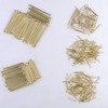 OMOTOOL Gold Nails Assortment Kit (300pcs), Brass Plated Nails for