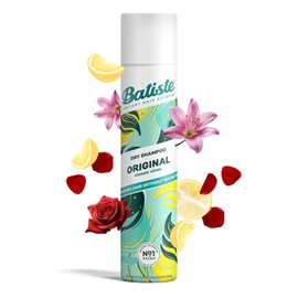 Batiste Shampoo en Seco Original 200 ml. Refresca el Pelo Sin Usar Agua, Absorbe el Exceso de Grasa de la Raíz, Brinda Volumen y Textura, Neutraliza Olores.