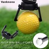 Vanknono 6 Pcs Golf Ball Pick Up Retriever Grabber, Foldable