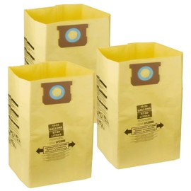 90673 Filter Bags Replacement for 15-22 Gallon CRAFTSMAN Shop Vacuums CMXZVBE38769 High Efficiency Dust Disposable Collection Vac Bag 3 Pack