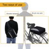 Cycling Shoulder Bag Dual Purpose Frosted Cloth Cycling Sling Backpack